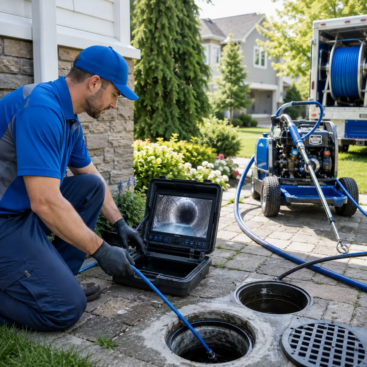 Outdoor drain cleaning professionals serving Medford, OK